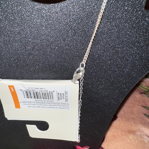 Necklace Silver Palm Leaf Pendant With Chain NWT - Picture 4 of 6